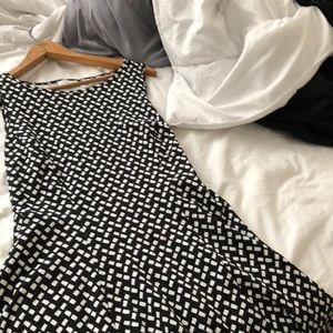 NY&C Black and White Dress